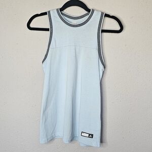 Adidas Athletic Sports‎ Tank Top Light Blue Size S Small